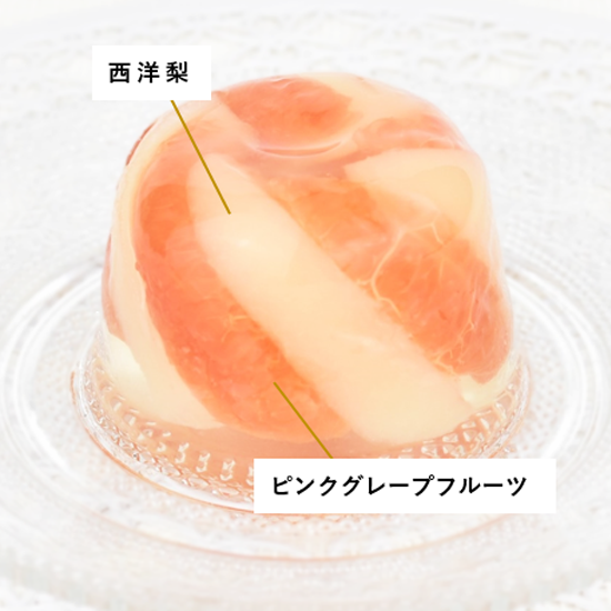 ピンクグレープフルーツと西洋梨